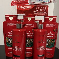 Old Spice Body Lotion and Body Wash Bundle New Unopened  