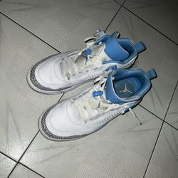 Baby Blue N White Jordan’s 