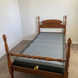 Vintage Twin Bed and Box Board 