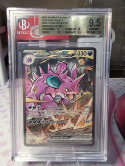 Vendor Sale: BGS 9.5 Gem Mint Pokemon Slab Destined Rivals #233 Team Rocket's Nidoking Ex SIR