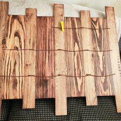 Beautiful Handcrafted Pictures Board - Reclaimed Wood And Leather