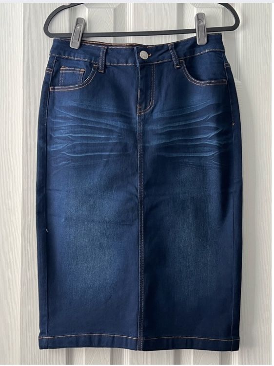 Dark Denim Skirt