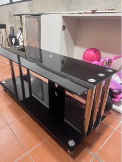 Small glass table
