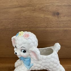 Vintage Ruben’s Originals Ceramic Lamb Planter