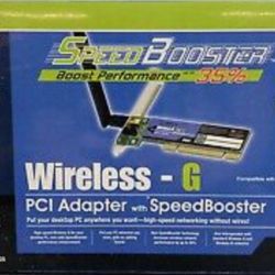 Linksys Wireless-G PCI Adapter with Speed Booster - Factory Sealed