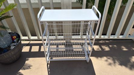 Wire dresser drawers