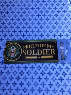 Soldier car magnet