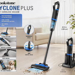 Cordless Stick Vacuum 4-in-1 – Lightweight Rechargeable Vacuum Cleaner, Pet Hair Friendly（M33）