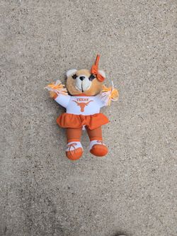 University Of Texas Cheerleader Doll Stuffed Bear