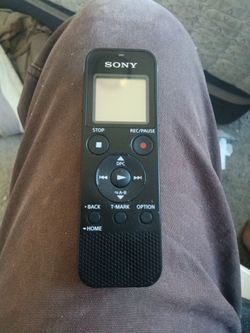 Sony stereo digital voice recorder