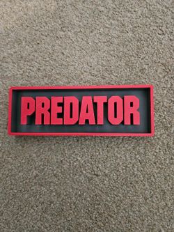 Predator Business Collectors Retail Display Logo Sign