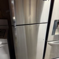 Refrigerator Apartment Size Stainless Steel