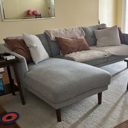 West Elm - 92” Left 2piece Chaise Sectional