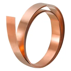 C110 Copper Strip .025" x 1.330" Half Hard - 10FT Section (Multiples Avail)
