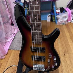 5 Strings Bass Guitar Like New
