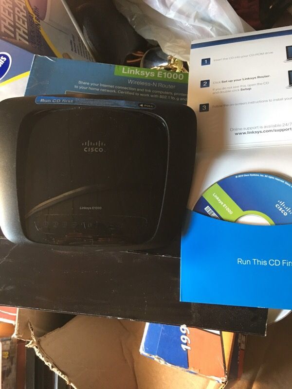 Wireless N Router Linksys E1000