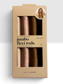 Kitsch jumbo flexi rods- the satin wrapped