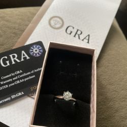 Moissanite Stud Rings