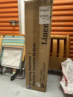 Linenspa 6” Spring Mattress with Foam Cover