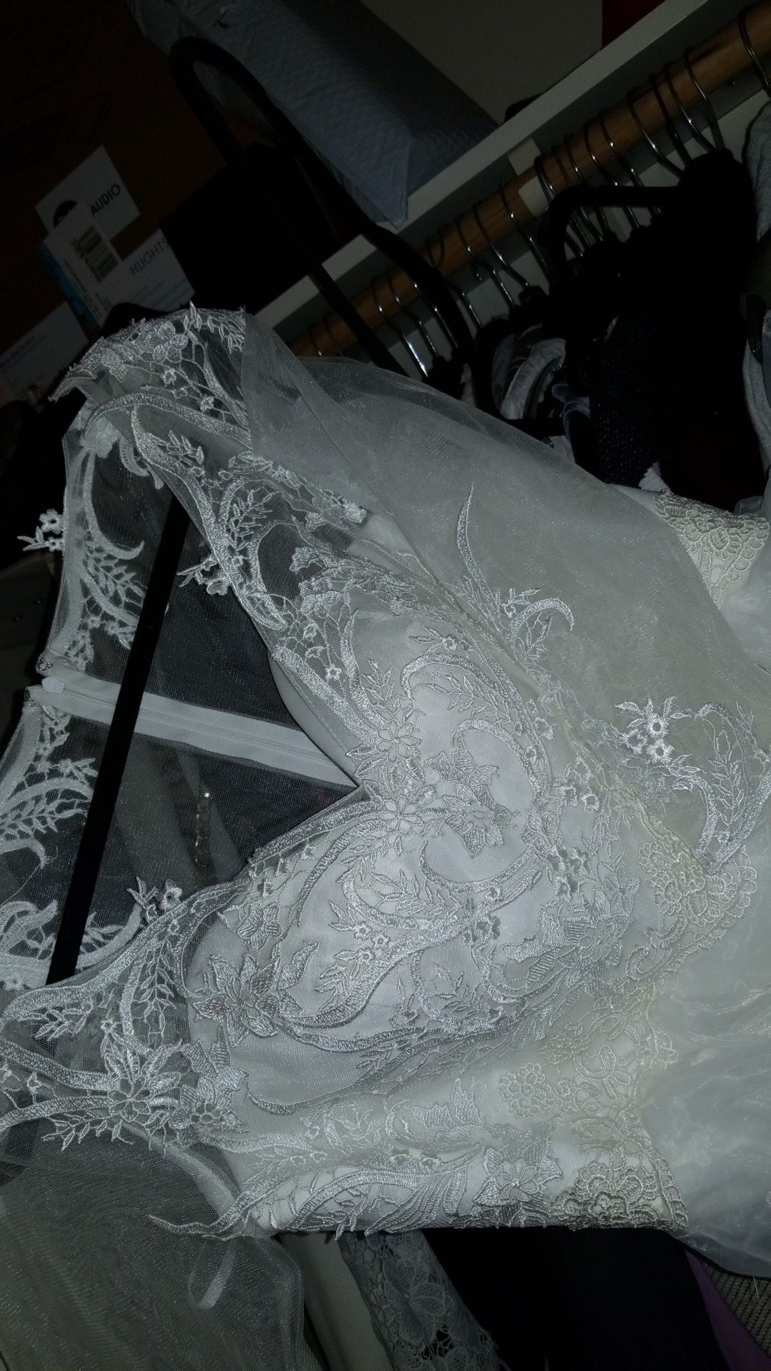 Long White Wedding Dress