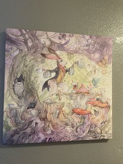 Alice in Wonderland Fantasy Art Canvas Painting