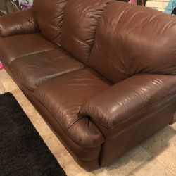 Leather sofas