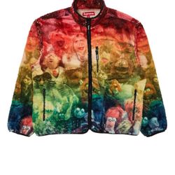 Supreme Muppets Fleece Jacket Size Small Brand New 