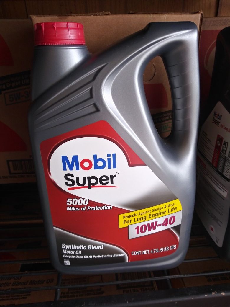 10w-40 Mobil Super =$10