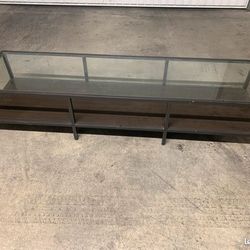 Glass Top Tv Stand 