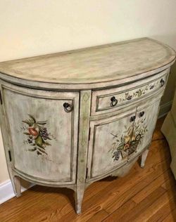 Beautiful Antique Crescent Shaped Cabinet