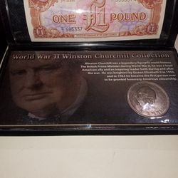 World War II Winston Churchill Currency Collection 