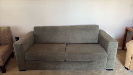 Sage Fabric Two-Seat Sofa