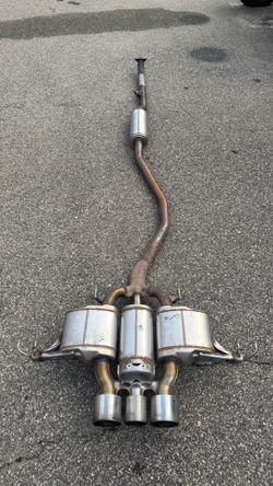 Oem catback exhaust off a Honda ctr fk8