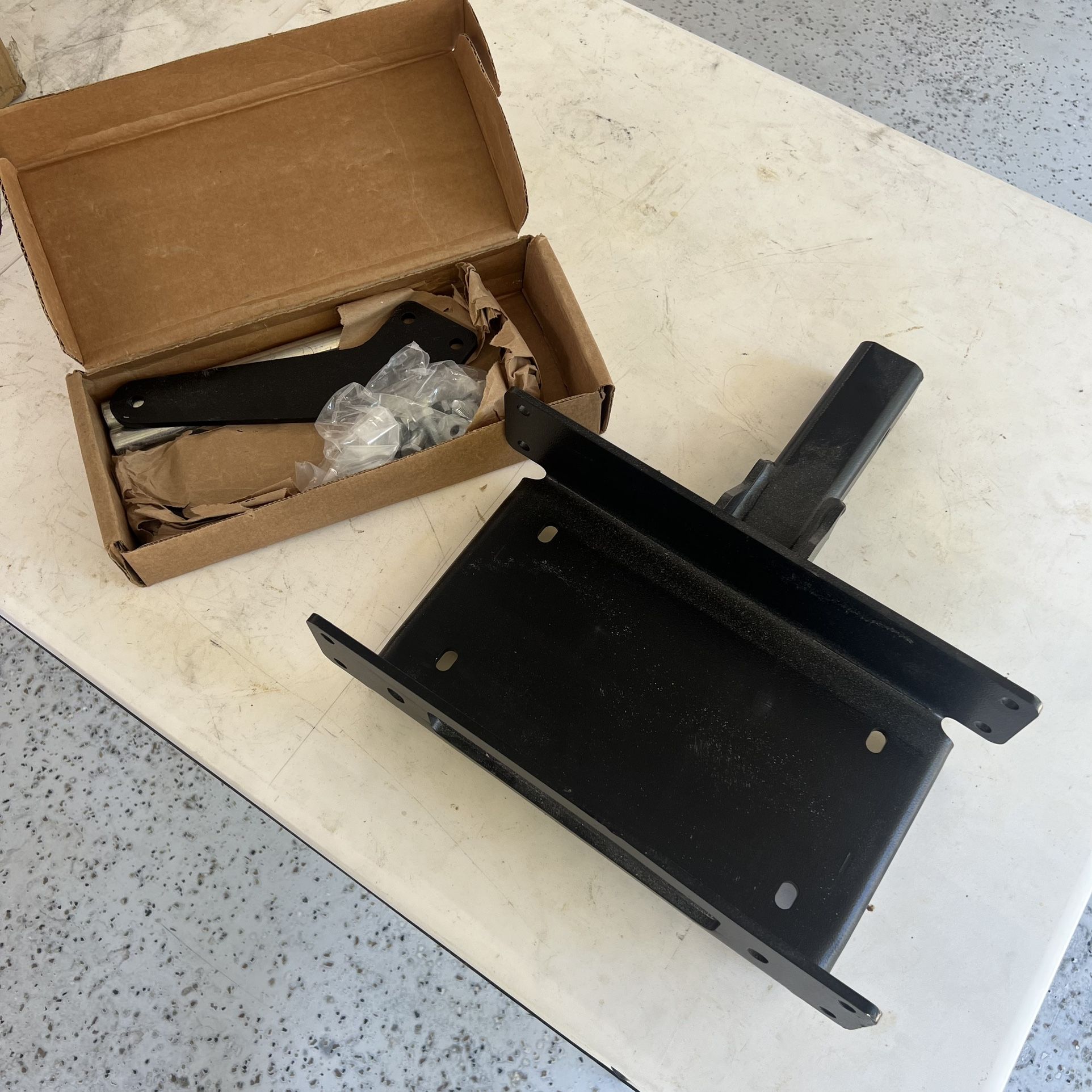 Hitch Receiver Winch Holder