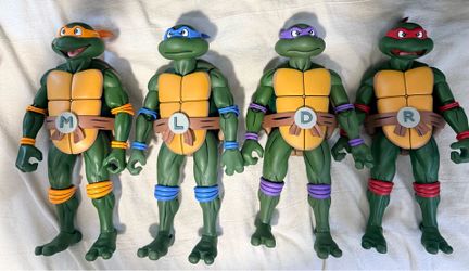 NECA 1/4 SCALE CARTOON TMNT SET