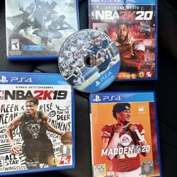 PS4 NBA 2k, Madden & Destiny Video Games