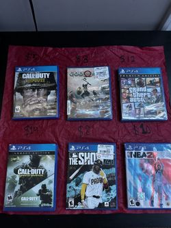 ps4 games/ nba2k/ Gta/ Cod
