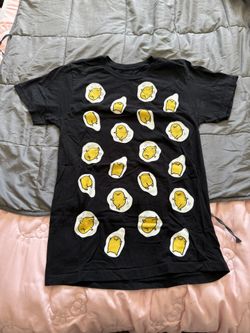 Black Gudetama T-Shirt Size Small 