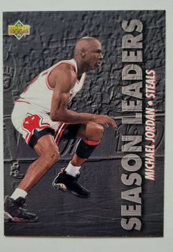 1993-94 Upper Deck #171 Michael Jordan "Season Leaders" basketball card