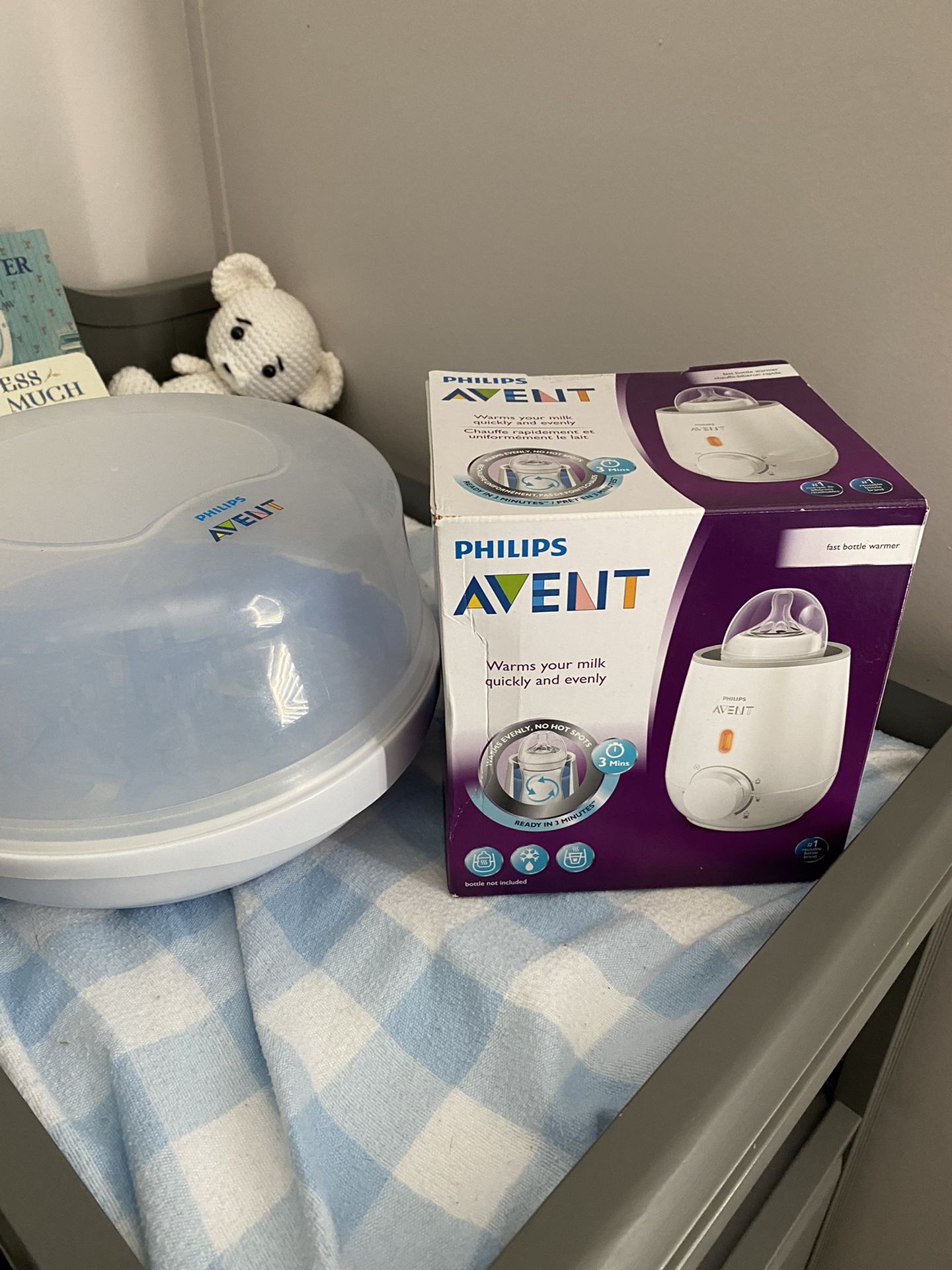 Avent Bottle Warmer And Sterilizer/ Diapers