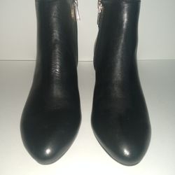 Anne Klein Hilda Block Booties, Black 5.5M