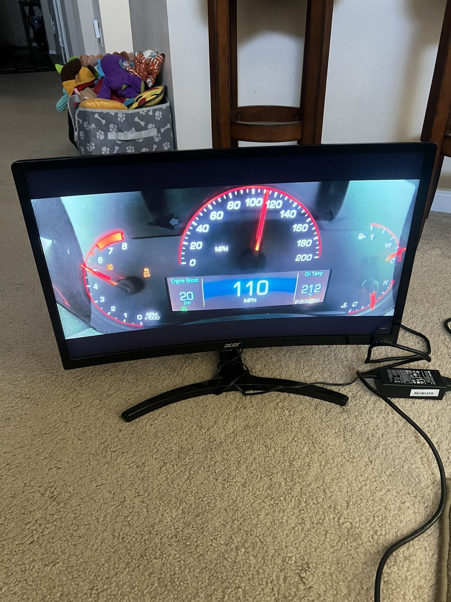 Acer 24in Curved Gaming Computer Monitor 144hz