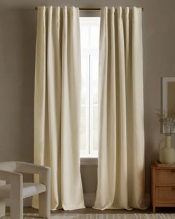 Quince European Linen Blackout Curtains