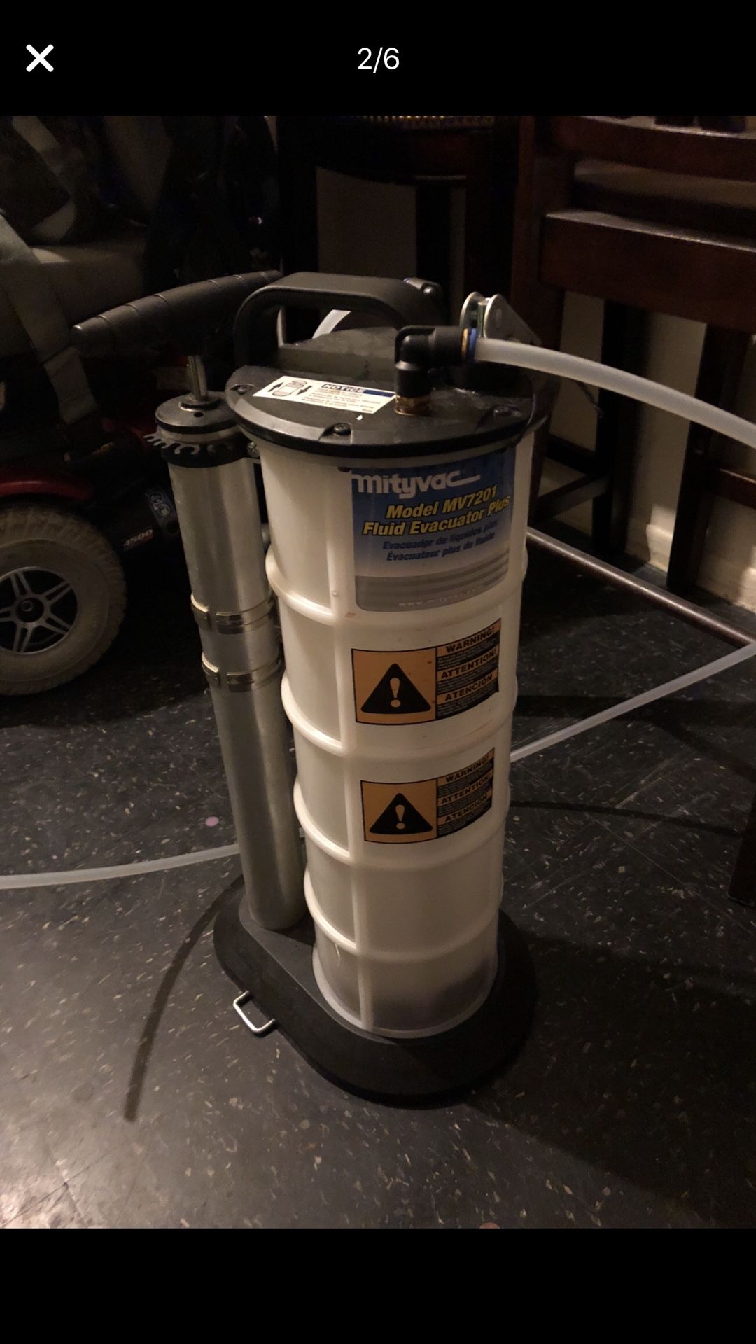Mityvac model MV7201 fluid evacuator plus