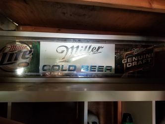 Miller beer glass mirror