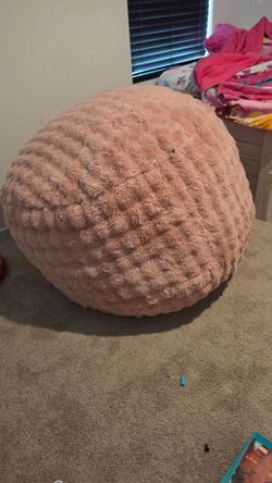 2 huge pink beanbags