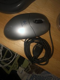 Logitech computer mouse and dell key board
