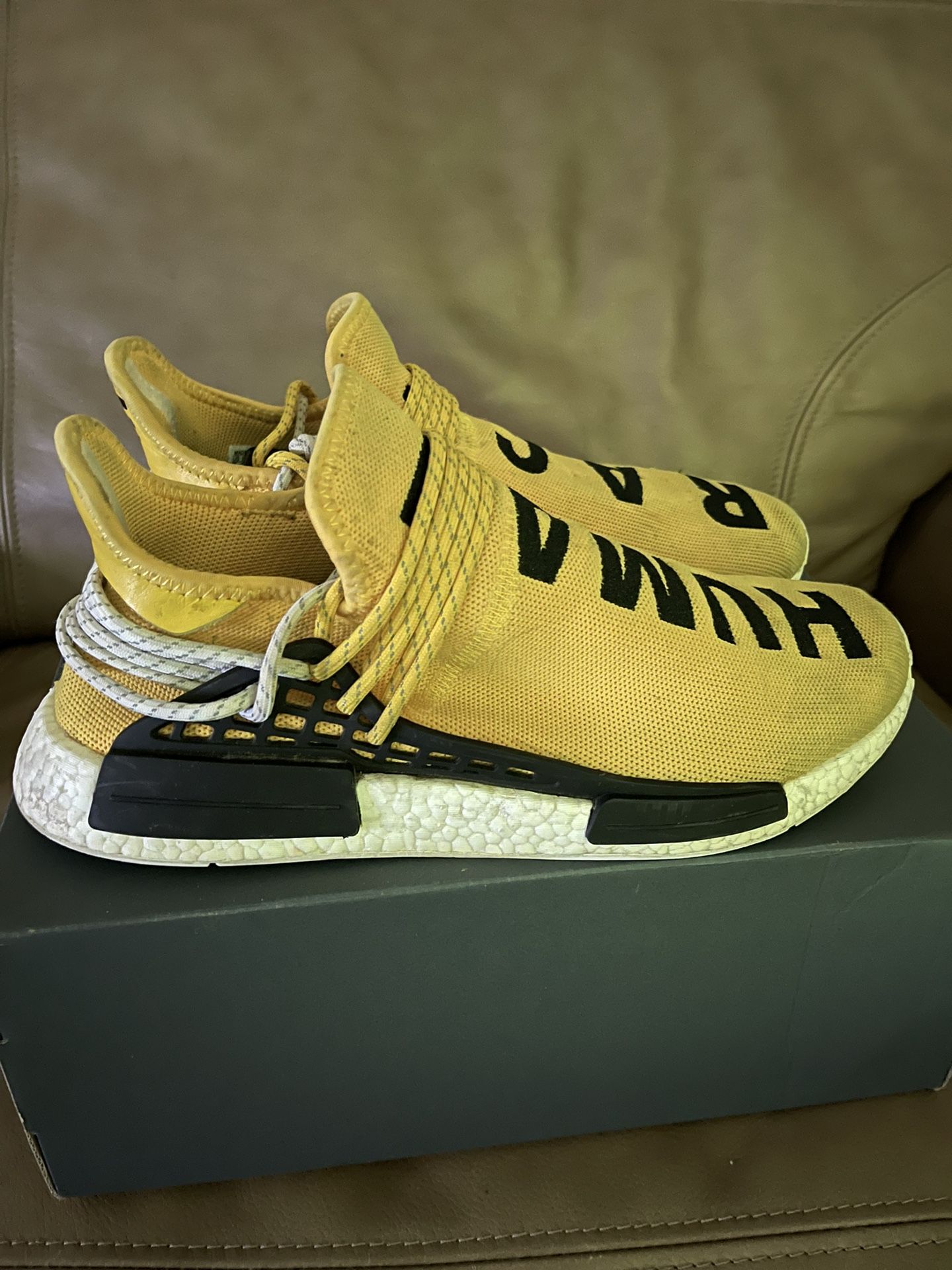 Pharrell Williams "EQT Yellow" (Human Race) adidas worth $1,000+