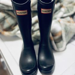 Hunter Girls Size 4 (EU34)Rain Boots