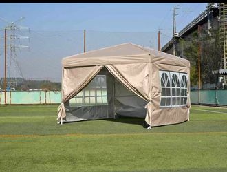 Premium Pop-Up Canopy Tent with Sidewalls & Windows – Heavy Duty Gazebo for Parties, Events, & Markets (Brand New)